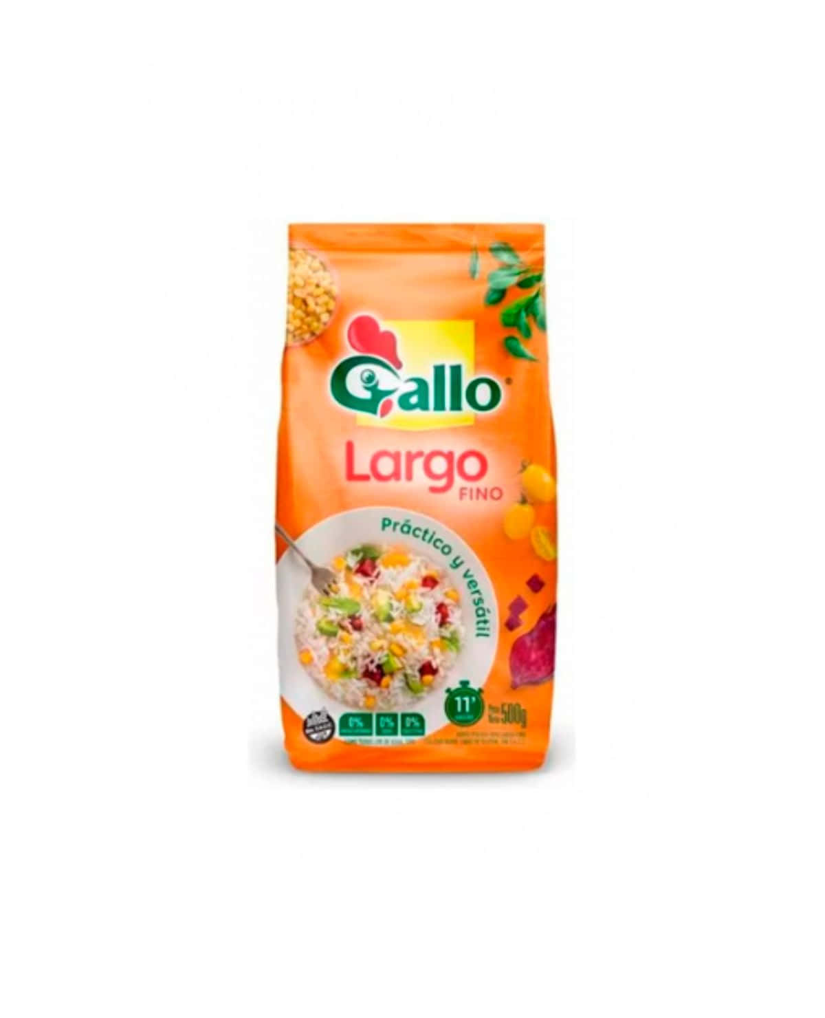 Arroz Gallo Largo Fino 500 Gr